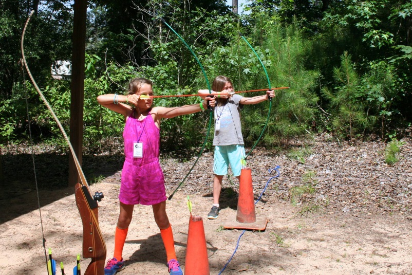 Shooting at Archery Range.