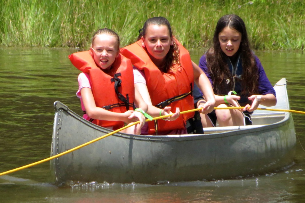 Canoes on the lake.